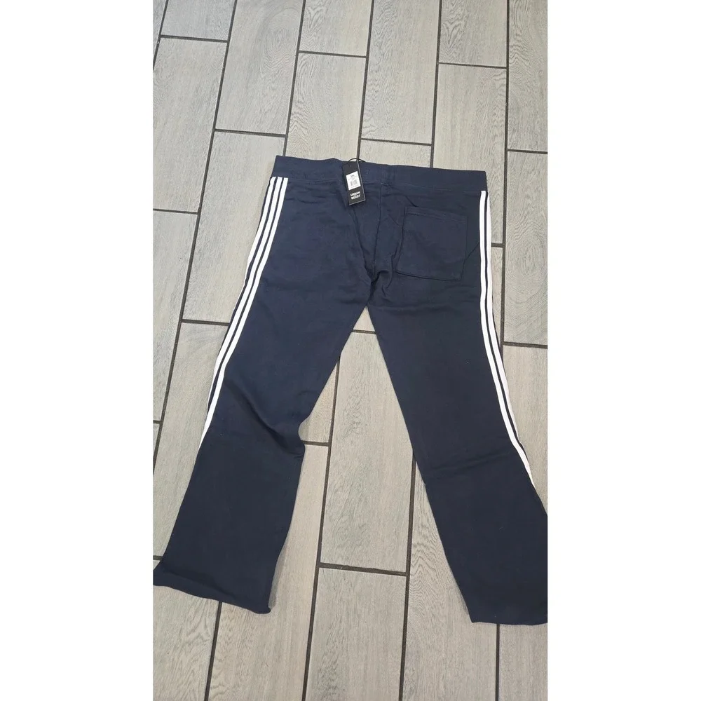 Urban Beast Mens Stripe Long Pant Navy Blue Sweatpants 2XL UB3024 NEW